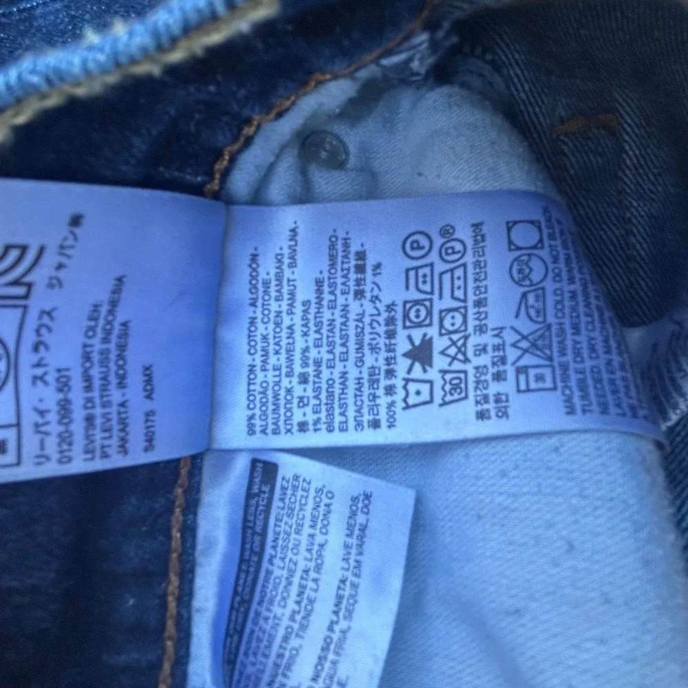 Levi's 541 Jeans Mens W32 L32 Dark Wash Denim Comfort Fit‎ Straight Leg